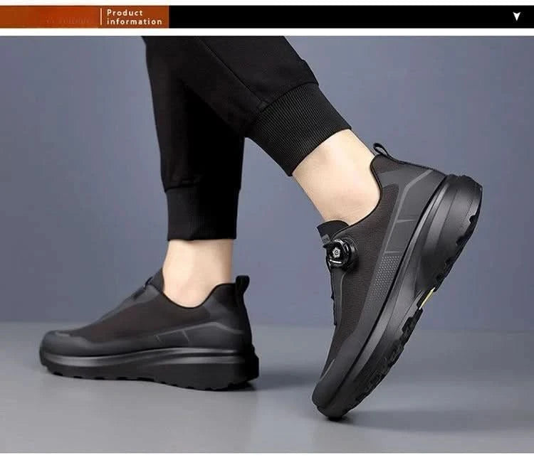 Fashion Casual Men's Shoes Designer Rotating Buckle Men Sneakers Thick-Soled Comfortable Outdoor Walking Shoes Zapatillas Hombre - M & M Global