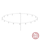 ORSA JEWELS 925 Sterling Silver Body Sexy Waist Chain Adjustable Sexy Bikini Body Belly CZ Chain for Women Summer Jewelry CW01 - M & M Global