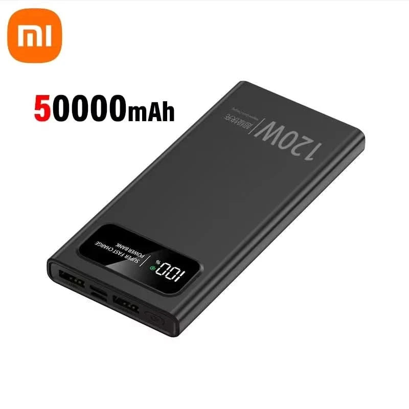 Xiaomi Fast Charging Power Bank 200000mAh Ultra Large Capacity Powerbank 120W Super Charge Portable External Battery LED Display - M & M Global