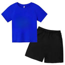 Hot Sales Summer Slam Dunk Master Pattern Print Children Short Sleeve T-shirt+Shorts 2pcs Set Kids Boy Girl Fashion Sportsuit - M & M Global
