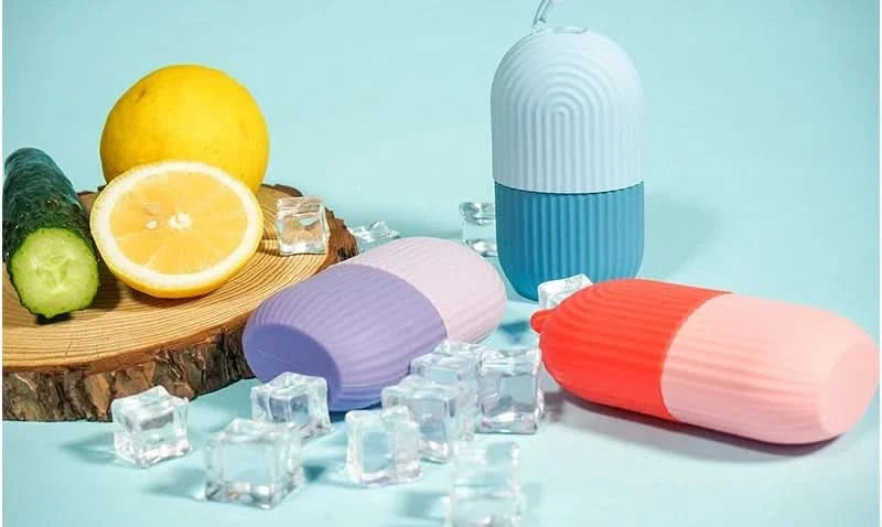Ice Facial Roller Cube Beauty Lifting Ice Ball Face Massager Contouring Eye Roller Facial Treatment Reduce Acne Skin Care Tool - M & M Global