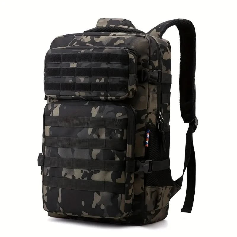 Tactical Backpacks Men's Camouflage Backpack, Hiking And Camping Backpack, LargeCapacity Multi-layer Outdoor Sports Backpack - M & M Global