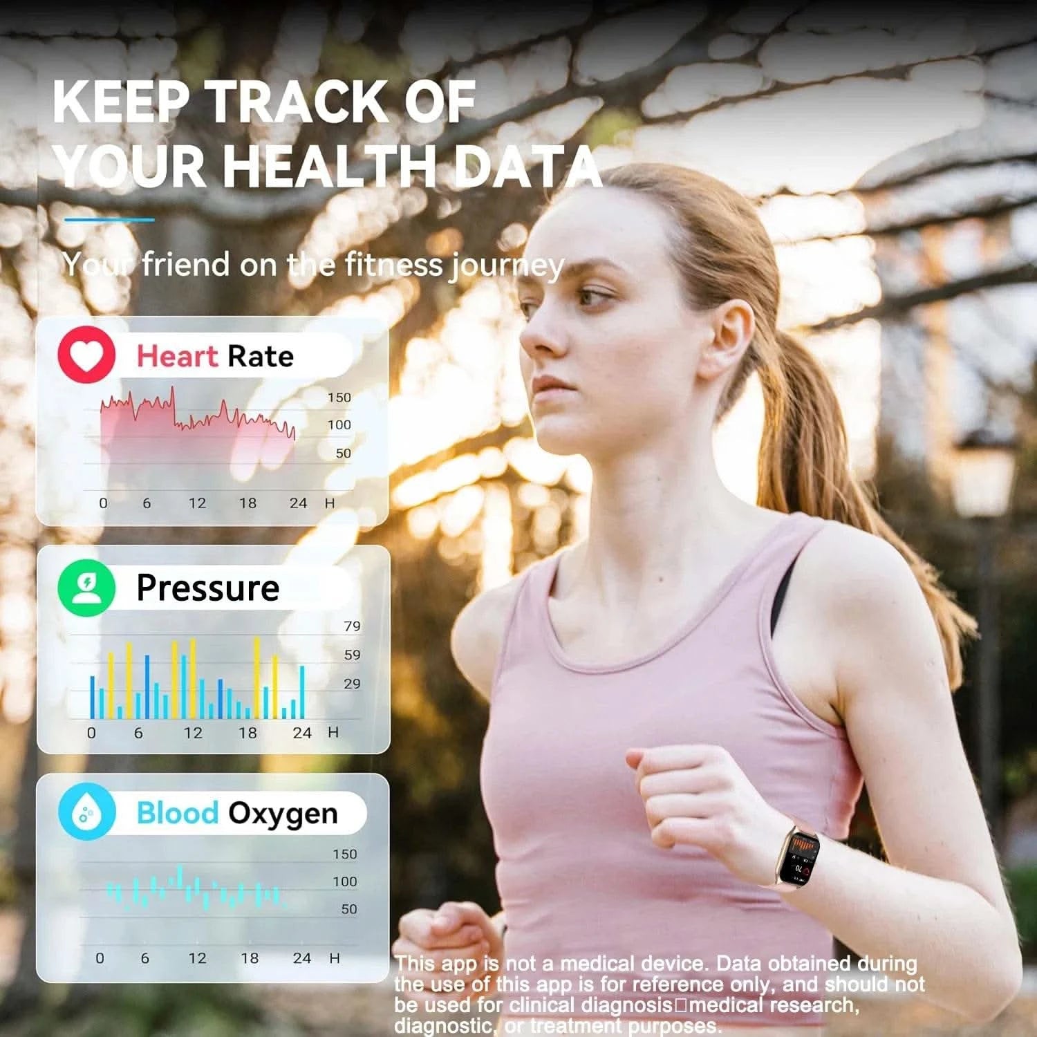 AI Voice Assistant Smart Watch for Men Women, 1.96'' HD Screen Activity Trackers with 100+Sports/ Sleep/ Heart Rate Monitor - M & M Global
