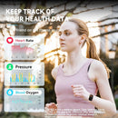 AI Voice Assistant Smart Watch for Men Women, 1.96'' HD Screen Activity Trackers with 100+Sports/ Sleep/ Heart Rate Monitor - M & M Global