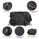 Classic Men Shoulder Bag Men's New Canvas Messenger Bag Outdoor Leisure Travel Multi Pockets Satchel Handbags Men's Designer Bag - M & M Global