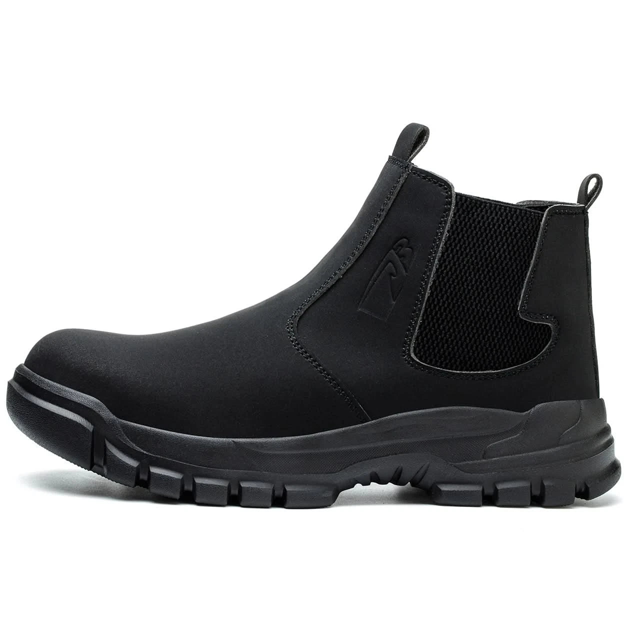 Waterproof Men's Safety Work Boots Steel Toe Shoes Anti Impact And Anti-Puncture Outdoor Adventure Hiking Protective Boots