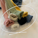 2025 Knitted Women Sweater Button O-neck Pullovers Spring Autumn Basic Sweaters for Female Pullover Slim Solid Bold Stripes Tops