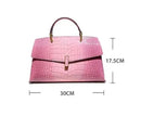 Crocodile Pattern Leather Women's Handbags Luxury Fashion Lady Shell Shoulder Crossbody Bag Top Handle Messenger Bags - M & M Global