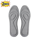 NEW 4Pcs Memory Foam Orthopedic Insoles for Shoes Antibacterial Deodorization Sweat Absorption Insert Sport Shoes Running Pads - M & M Global