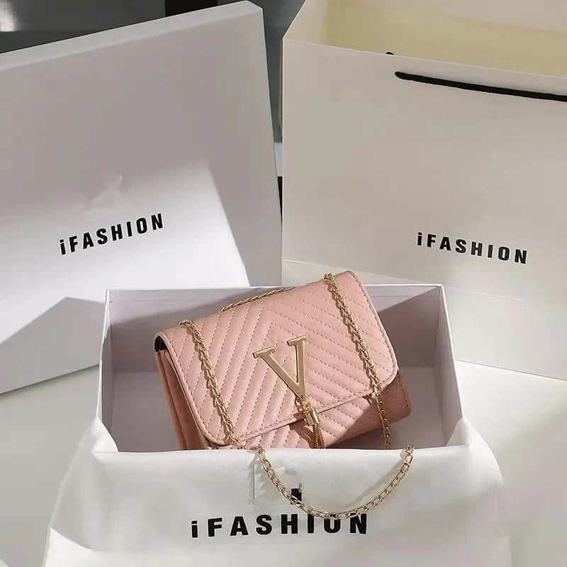 Embroidery Women Crossbody Bag Thread Luxury Handbag Shoulder Bags Brand Sequined Tassel Clutch Small Bag and Purse Party - M & M Global