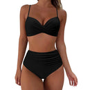 Vintage High Waist Bikinis 2025 Women Push Up Swimwear Printed Swimsuit Female Beachwear Summer Bathers Bathing Suit Swimming - M & M Global