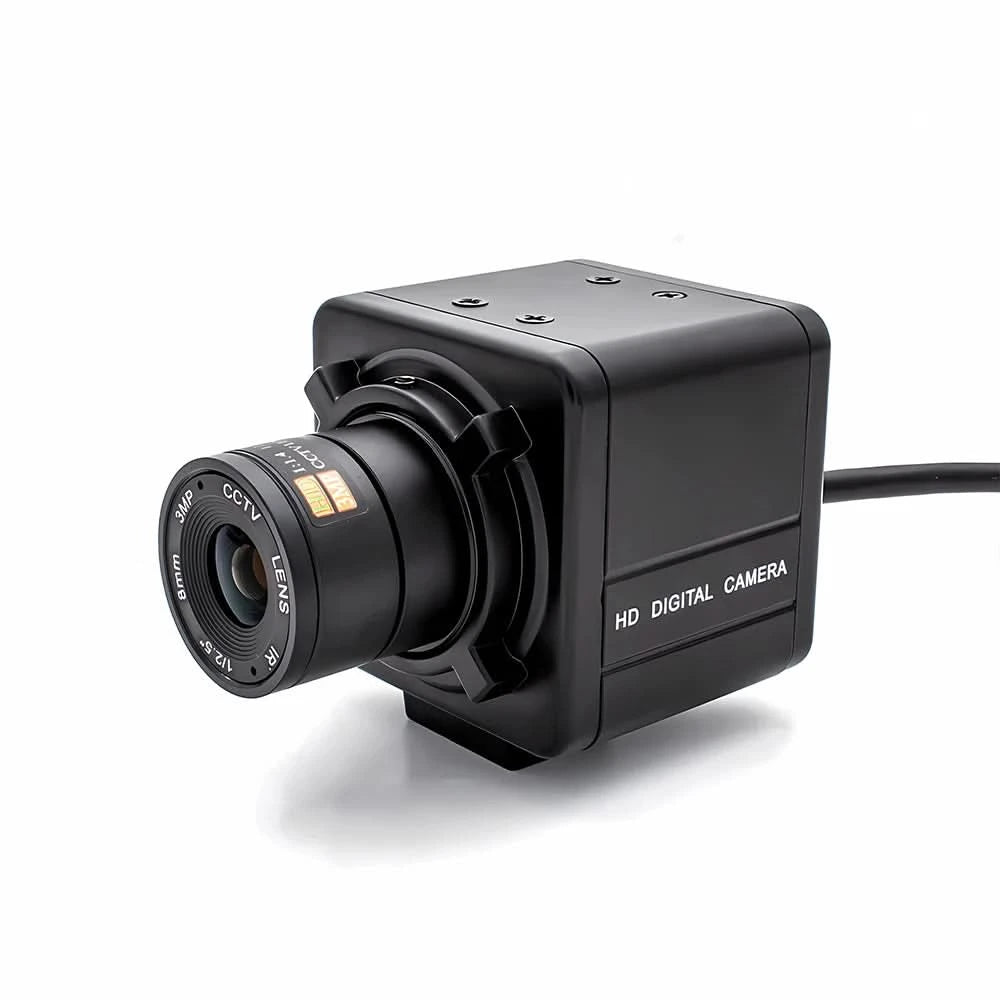 WGWK 4K CMOS POE Digital Live Stream Camera 3/4/5/8MP HD Security Protection Webcam Industrial 2.1/5-100mm Manual Varifocal Lens - M & M Global