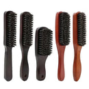 Natural Boar Bristle Beard Brush Men Facial Hair Cleaning Brush Professional Hairbrush Shaving Tools Beard Mustache Brushes - M & M Global