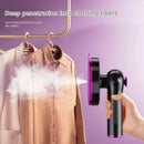 Portable Handheld Garment Steamer Iron,Fast Wrinkle Remover, Dual-Use Vertical & Flat Steaming,220V for Home Travel Clothes Care