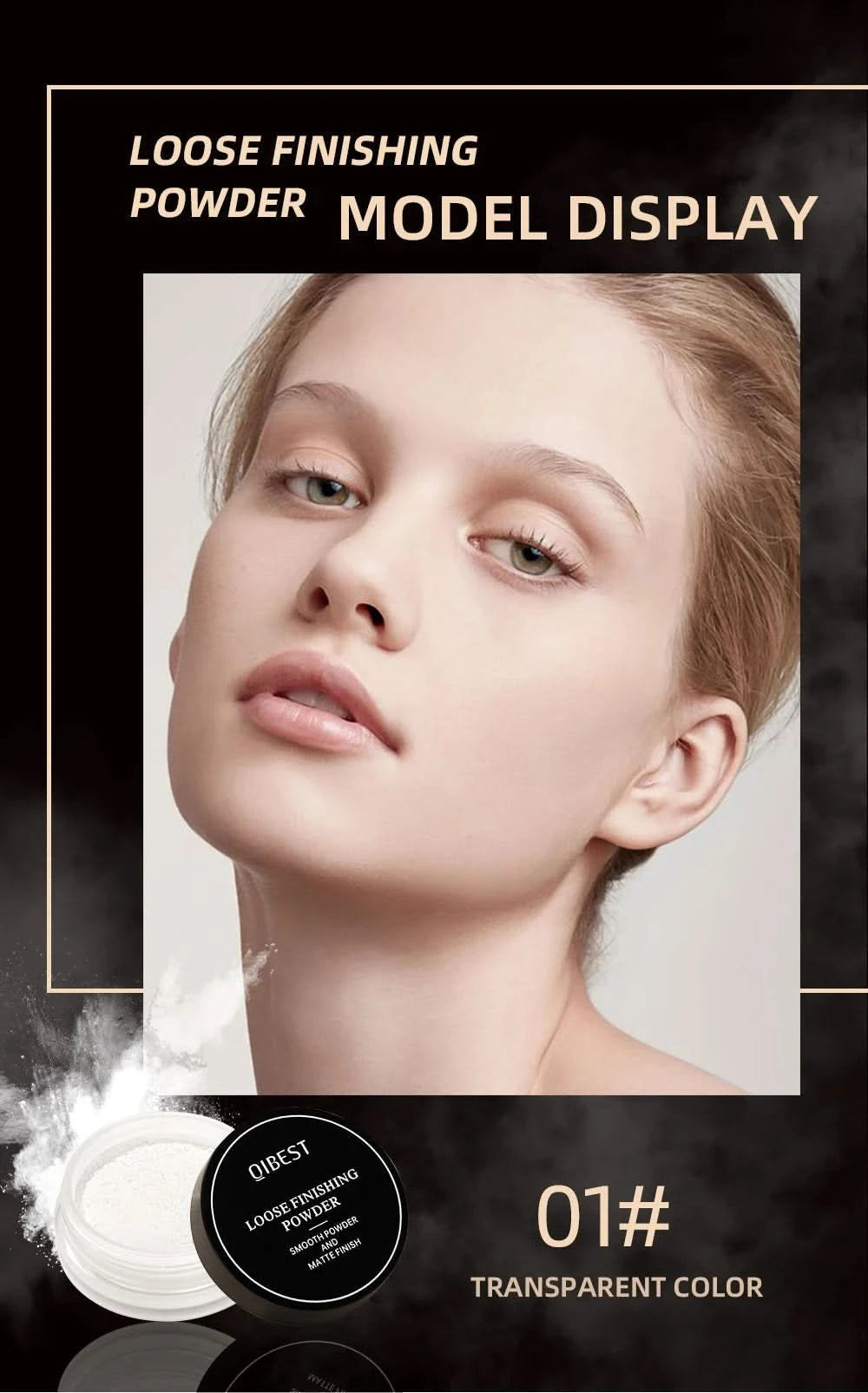 Face Loose Powder Translucent Matte Pink White Setting Powder Oil-Control Cosmetics Long-Lasting Waterproof Facial Makeup Powder - M & M Global