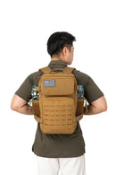 25L/45L Tactical Backpack for Men and Women Outdoor Survival Bug Out Bag Small School Rucksack Hking with Bottle Holder - M & M Global