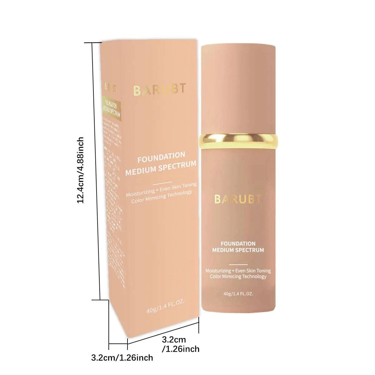 BARUBT Temperature Change Facial Cream 30ml Facial Makeup and Cosmetics, Story Moisturizing, Waterproof Sweating and Not Makeup - M & M Global