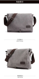 Men's multi-functional shoulder bag, leisure large capacity business travel bag, fashionable storage sling bag - M & M Global