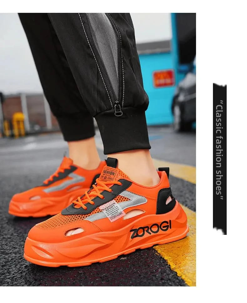 New Summer Men Shoes Breathable Outdoor Sneakers Platform Casual Sneakers Running Shoes Hollow out Sandals Zapatillas Hombre - M & M Global