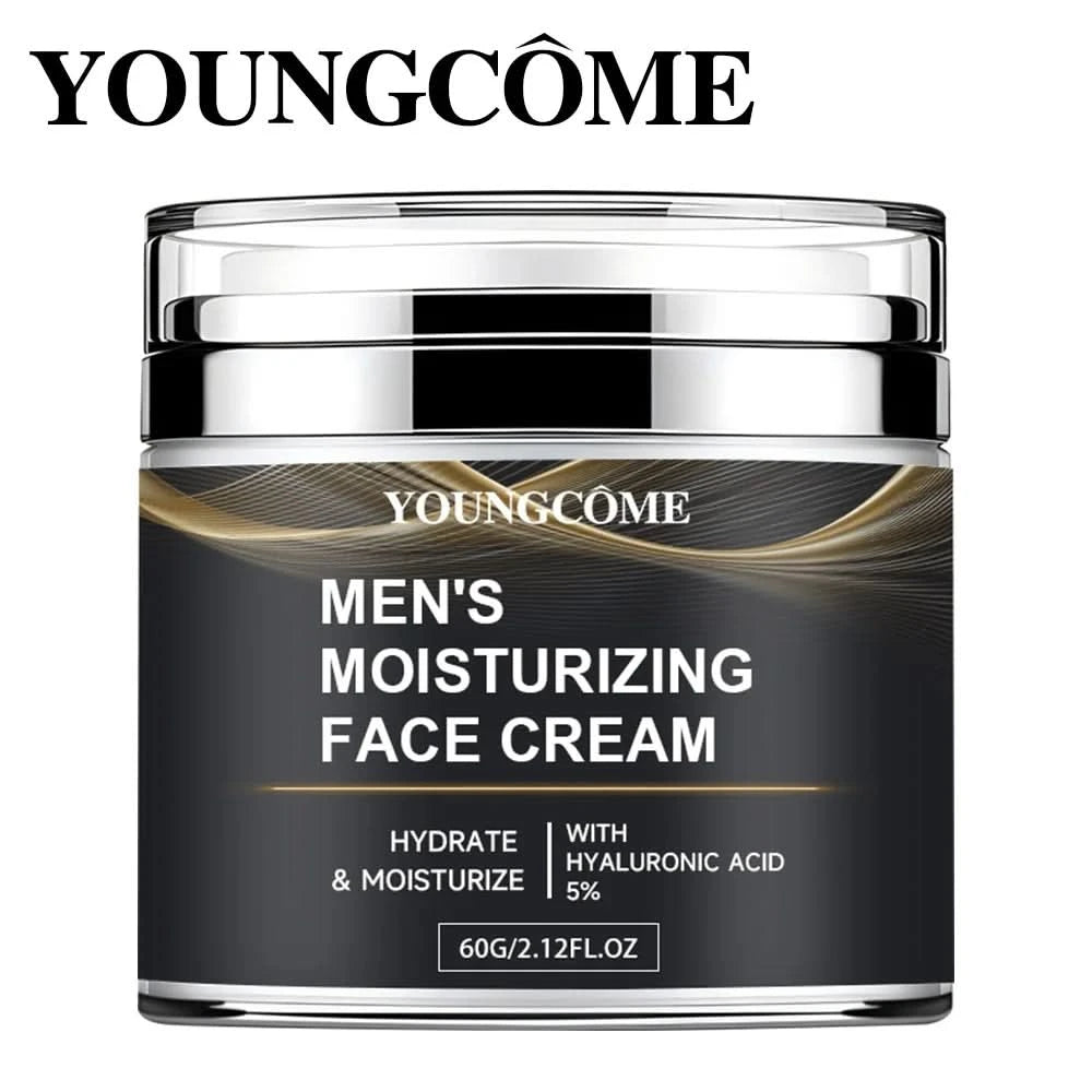 Men's Collagen moisturizing cream with retinol and vitamins, refreshing and hydrating, improves skin elasticity, day and night - M & M Global