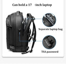 Travel Men 17 inch Laptop Backpack vacuum compression Backpack Business Large Capacity school Backpack expand outdoor backpack - M & M Global