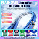 Neck Bladeless Fan Mini Ultra Long Life Portable Lazy Silent Fan Usb Charging Student Sports Office Digital Display Power 5 Gear - M & M Global