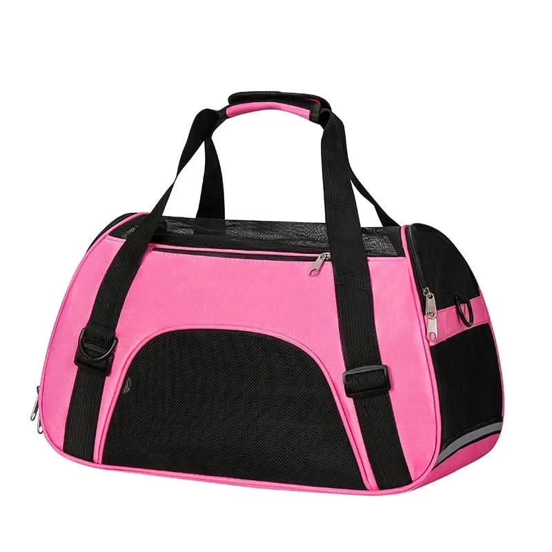 Portable Dog Cat Carrier Bag Pet Puppy Travel Bags Foldable Cats Handbag Travel Pet Bag Transport Bag - M & M Global