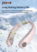 Summer Hot Deal Neck Fan 5-Level Speed Flexible Silicone Families/Travelers/Campers - Beach/Hiking/Outdoor Cooler Limited Offer - M & M Global