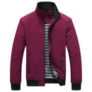Spring Autumn Casual Solid Fashion Slim Bomber Jacket Men Overcoat New Arrival Baseball Jackets Men's Jacket 2025