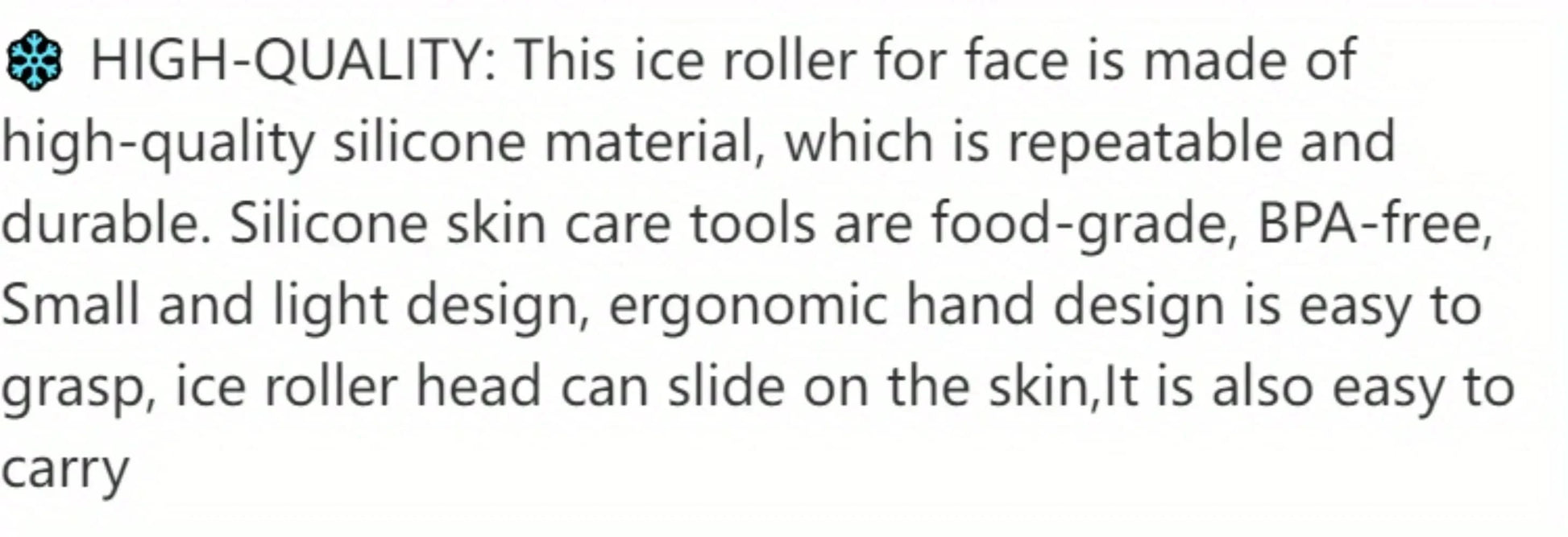 Ice Facial Roller Skin Care Beauty Lifting Contouring Tools Ice Cube Trays Ice Globe Balls Face Massager Skin Care Tool - M & M Global