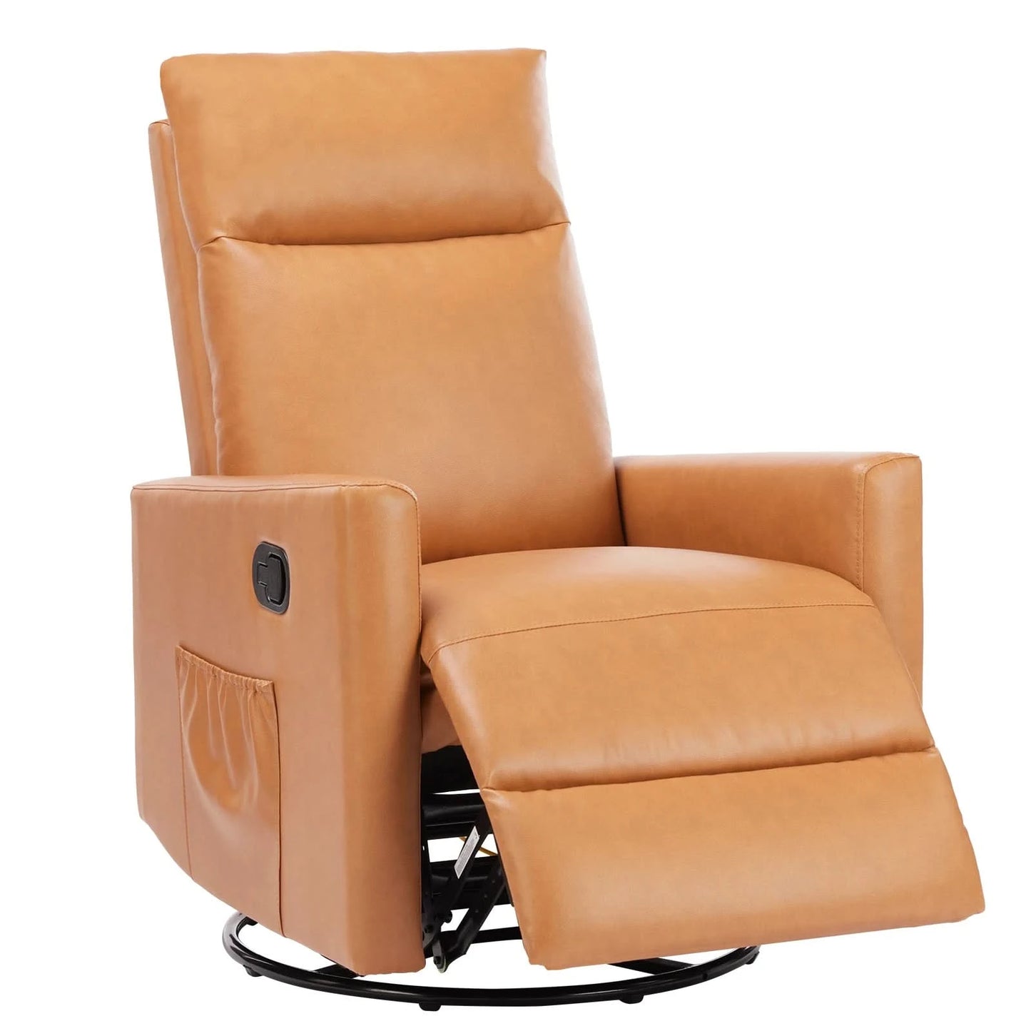 JHK Rotating Rocking Chair Recliner With Oversized Foot Swivel Rocking Rocker Recliner Glider Nursery Chair for Living Room