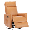 JHK Rotating Rocking Chair Recliner With Oversized Foot Swivel Rocking Rocker Recliner Glider Nursery Chair for Living Room