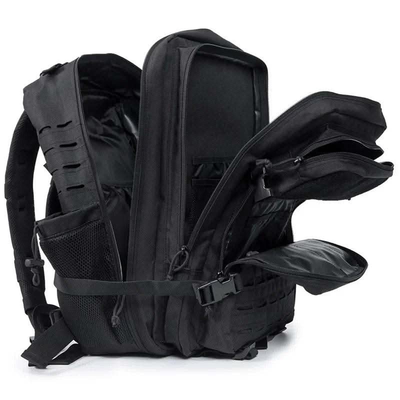 25L/45L Tactical Backpack for Men and Women Outdoor Survival Bug Out Bag Small School Rucksack Hking with Bottle Holder - M & M Global