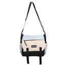 Unisex Student Messenger Bag Large Capacity Flap Crossbody Bag Contrast Color Casual Shoulder Bag for College Travel Business - M & M Global
