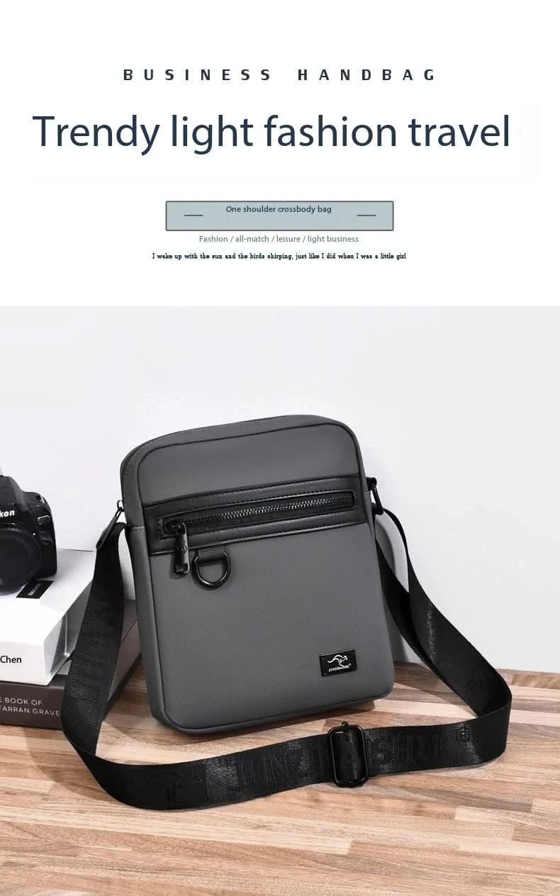 New Kangaroo Luxury Brand Business Messenger Bag Men  Crossbody Bag Man Shoulder Bags Male Oxford Casual  Business Handbag - M & M Global