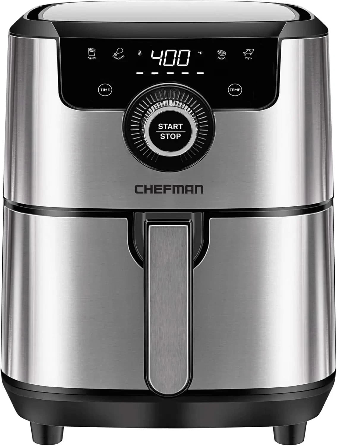 Air Fryer Healthy Cooking, 4.5 Qt,User Friendly and Dual Control Temperature, Nonstick Stainless Steel, Dishwasher Safe Basket, - M & M Global