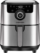 Air Fryer Healthy Cooking, 4.5 Qt,User Friendly and Dual Control Temperature, Nonstick Stainless Steel, Dishwasher Safe Basket, - M & M Global