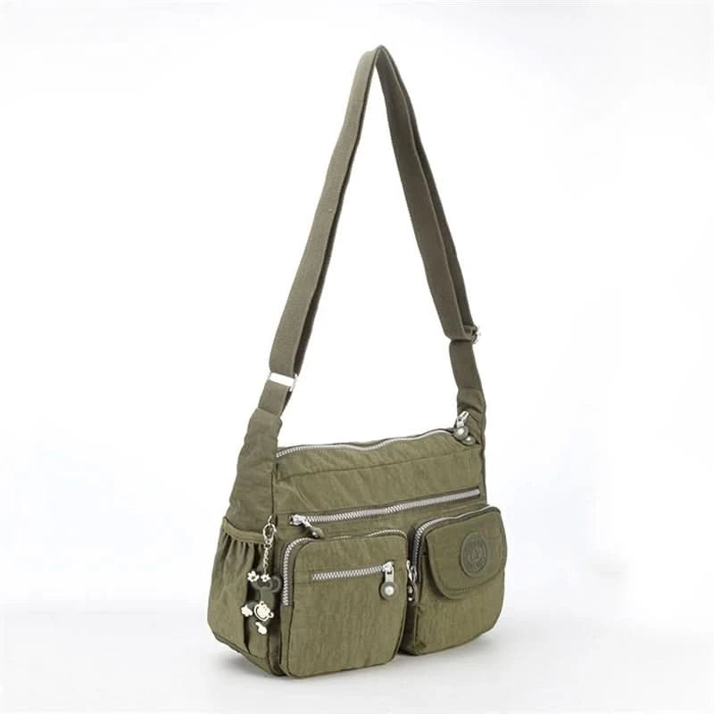 High Quality A4 Men Women Shoulder Messenger Bag Cross Body Large Capacity Purse Waterproof Lightweight Blue Purple Red M0938 - M & M Global