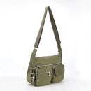 High Quality A4 Nylon Men Women Shoulder Messenger Bag Cross Body Purse Waterproof Lightweight Green Black Blue Purple Red M0938 - M & M Global