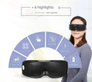 Eye massager with 9 modes and multi frequency vibration 22 magnets for eye massage caring for eye health and safety materials - M & M Global
