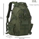 40L Tactical Backpack for Men Camping Hiking Backpacks Reflective Outdoor Travel Bags Survival Molle Climbing Rucksack Bag - M & M Global