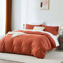 Boho Duvet Cover – All Season Soft Bedding Set, Solid Color Chic Duvet Cover for Twin, Full, Queen, King – Lightweight Bohemian Style Bedroom Decor