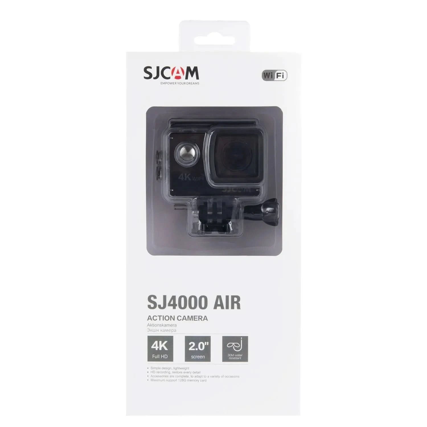 SJCAM SJ4000 Air Action Camera with 4K Video 30M Waterproof 2.4G WiFi Sports Camera Action Cam Sports Camera bicycle motorcycles - M & M Global