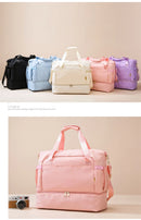 Women Gym Bag Large Fitness Training Bags Dry Wet Separation Yoga Tote with Shoe Pocket Sports Handbag Waterproof Travel Bag