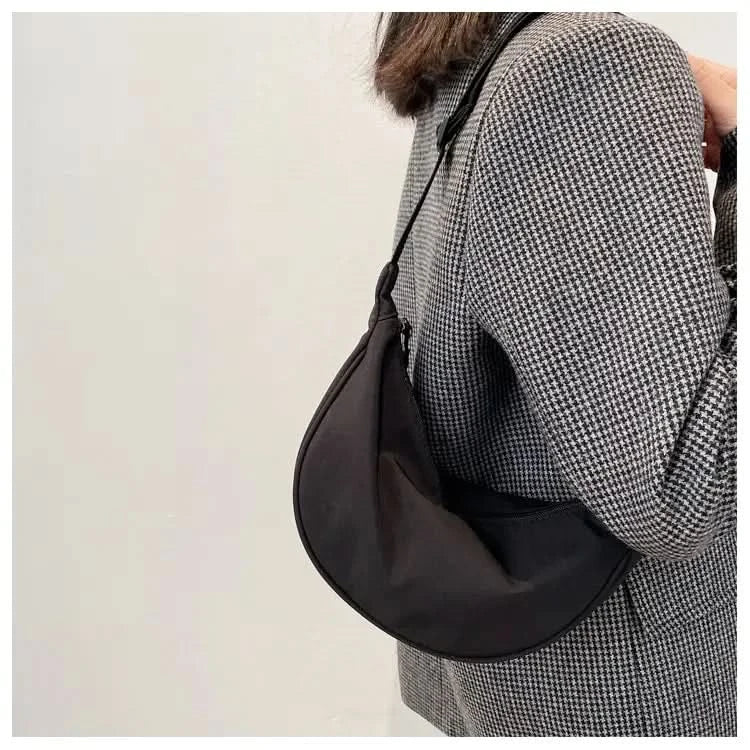 Ladies' fashionable leather PU handbag, designer shoulder bag, crossbody bag, armpit bag - M & M Global