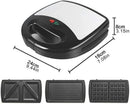 Waffle maker ， 3-in-1 Waffle Machine sandwich maker waffle maker heating electric baking pan steak machine Panini breakfast mach - M & M Global