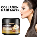Collagen Hair Mask Repair Damage Dry Frizz Hair Keratin Treatment Soft Smoothing Shiny Deep Moisturizing Curly Hair Care Product - M & M Global