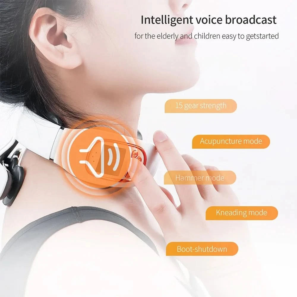 Intelligent Neck And Back Massager 6 Heads Shoulder Neck Massage Cervical masajeador Dropshipping - M & M Global