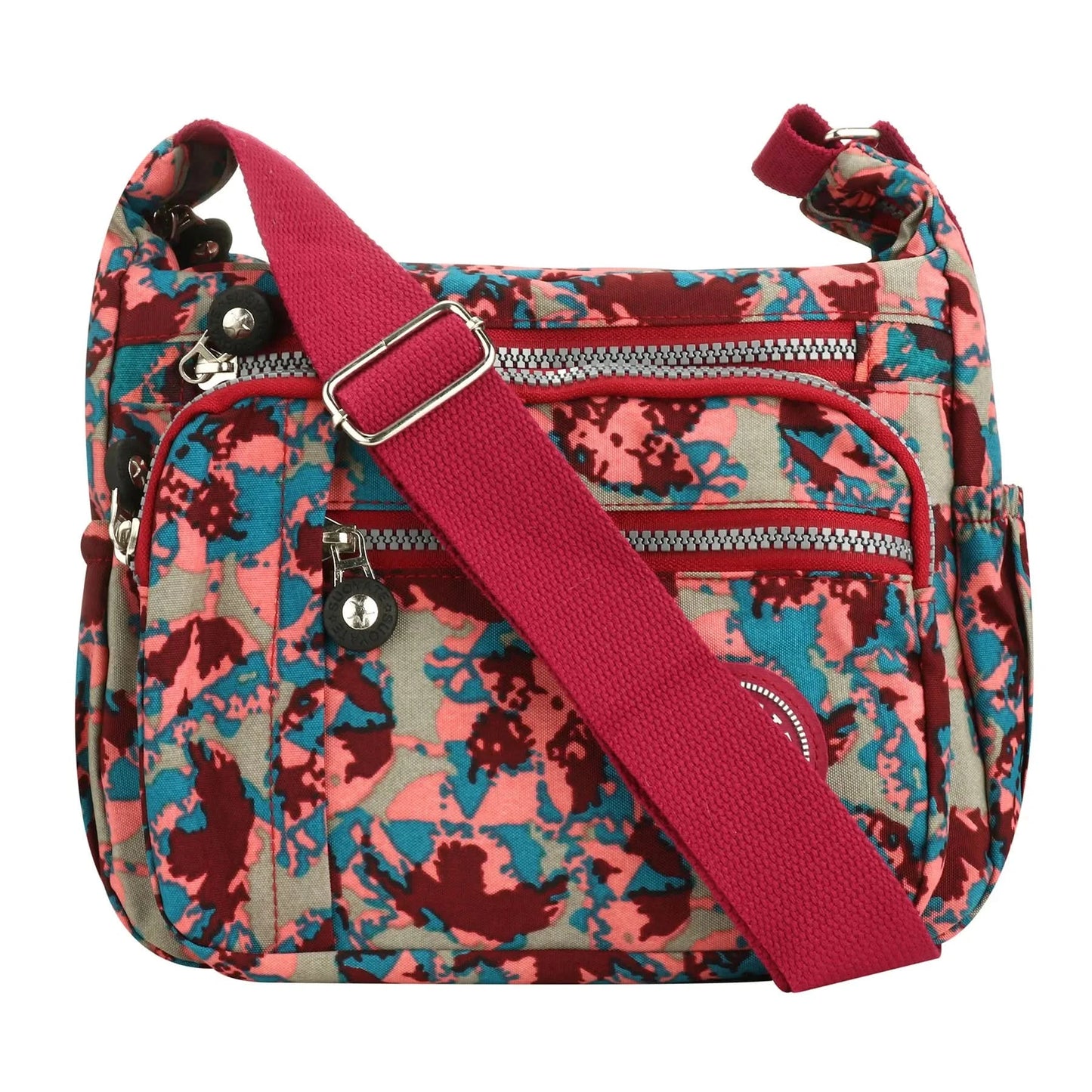 Large Capacity Nylon Crossbody Shoulder Bag for Home Use Middle-Aged And Elderly Women Casual Multi-Socket Slanting Bag - M & M Global