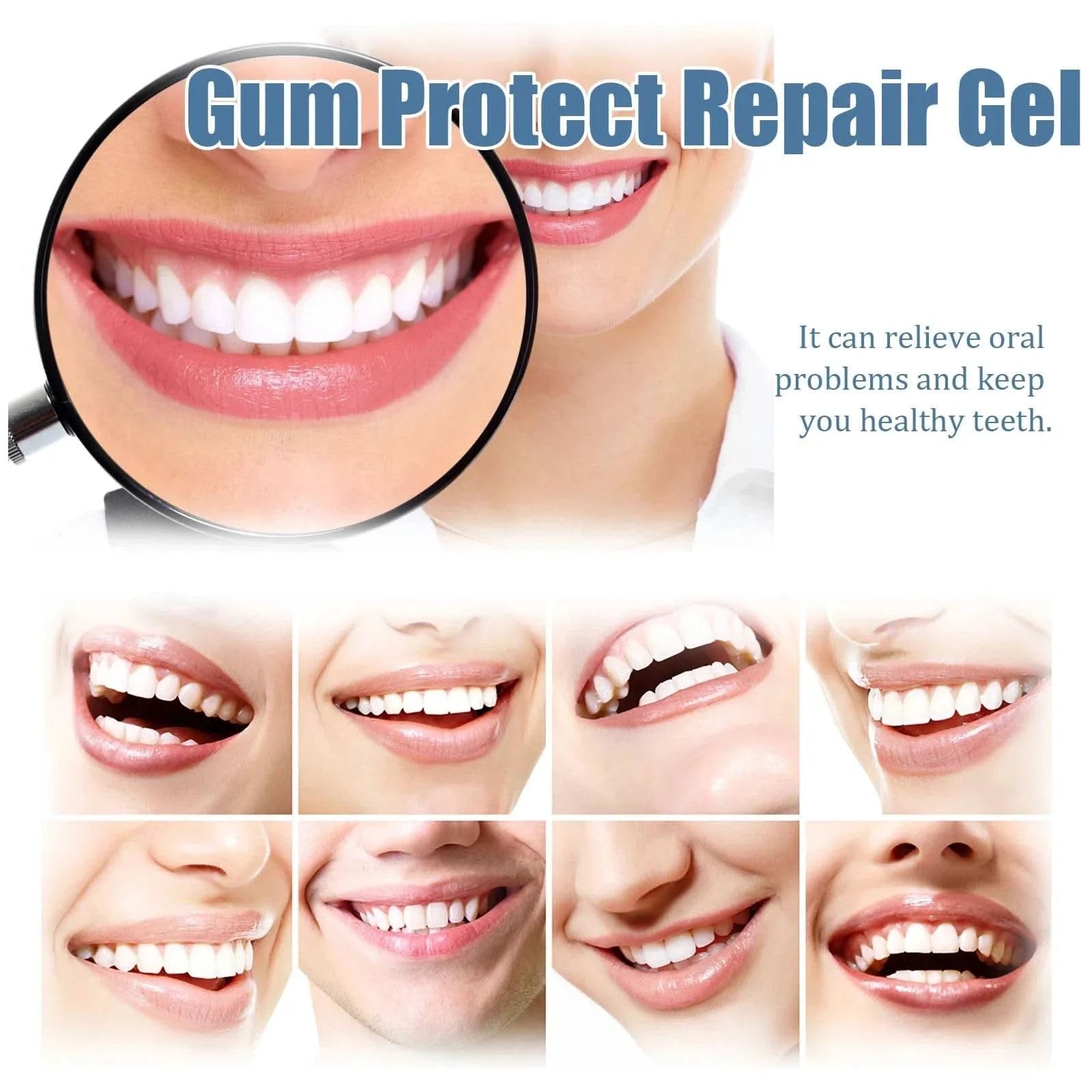 Dental Repair Gel Deep Clean Tooth Dirt Relieves Inflamed Gums And Reduces Bad Breath Care Gums Fresh Breath Care Gel - M & M Global